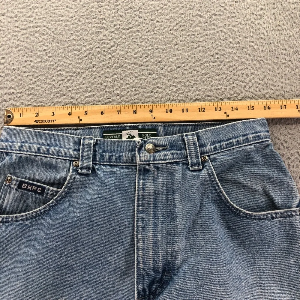 Vintage BHPC Jeans Mens 32x32 Blue Baggy 90s Skater Grunge Carpenter Hip Hop Y2K
